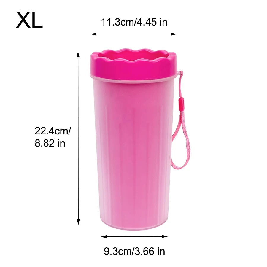 AUSLITH CleanPaw Muddy Paw Cleaner Cup with Silicone Brush