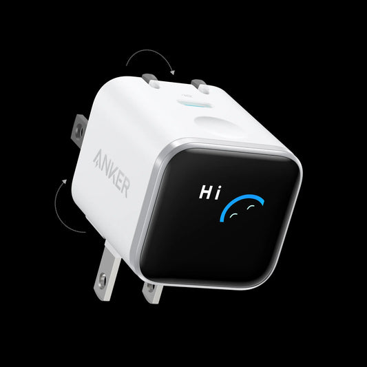 Auslith | Anker Nano Charger (45W, Smart Display, 180° Foldable)