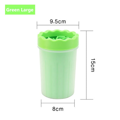 AUSLITH CleanPaw Muddy Paw Cleaner Cup with Silicone Brush
