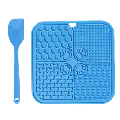 AUSLITH LickEase Silicone Slow Feeder Lick Mat for Dogs & Cats