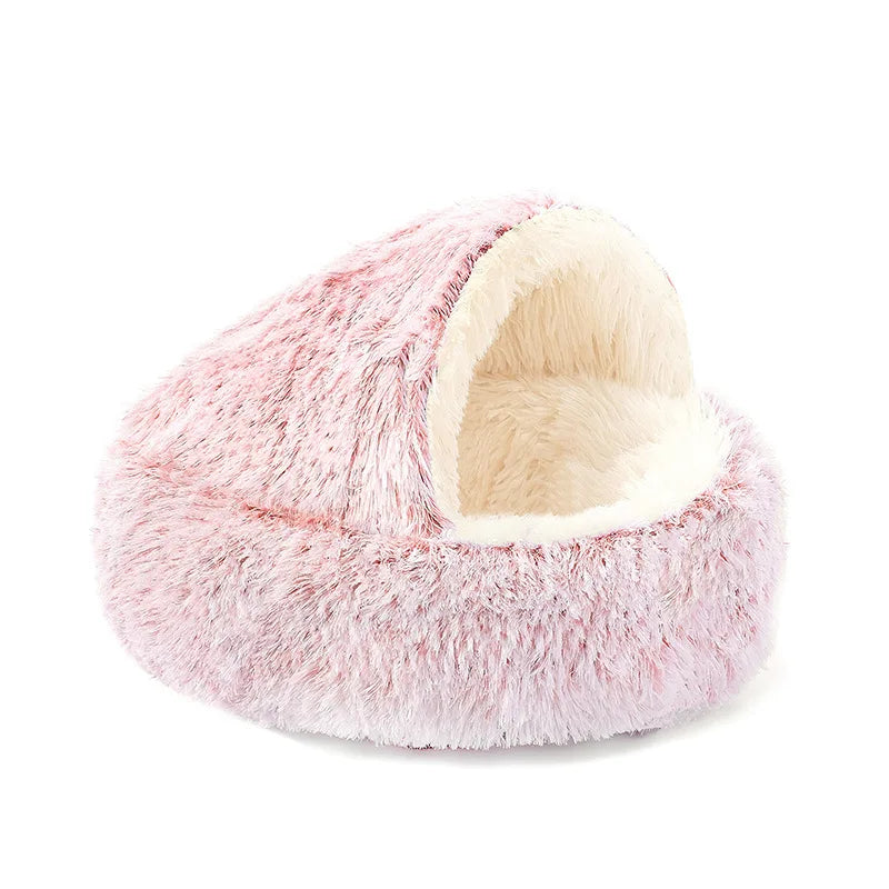 AUSLITH CozyShell  Semi-Enclosed Cat Bed for Cats & Small Dogs
