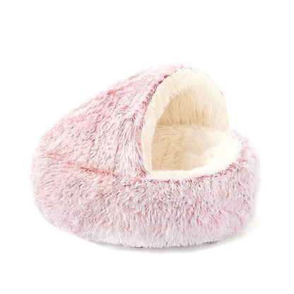 AUSLITH CozyShell  Semi-Enclosed Cat Bed for Cats & Small Dogs