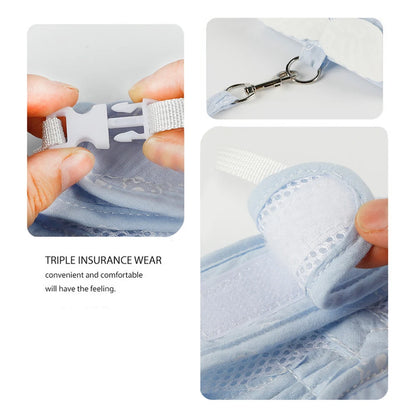 AUSLITH AngelWalk Escape-Proof Cat Harness & Leash Set, Soft Mesh