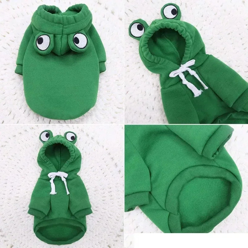 AUSLITH PupHood Warm Dog Hoodie for Small Dogs & Puppies