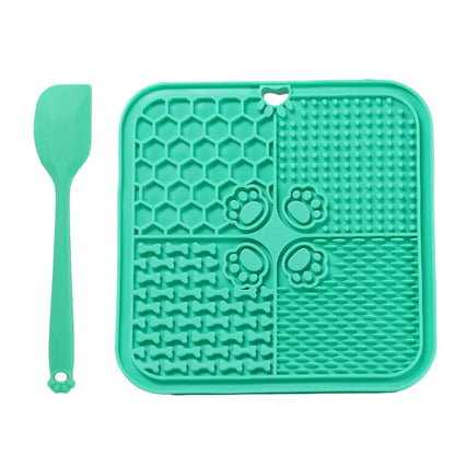 AUSLITH LickEase Silicone Slow Feeder Lick Mat for Dogs & Cats