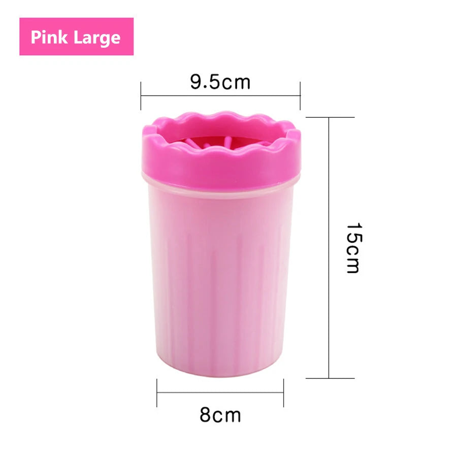 AUSLITH CleanPaw Muddy Paw Cleaner Cup with Silicone Brush