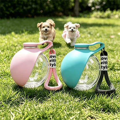 AUSLITH TrekSip  Portable Leak Proof Pet Water Bottle with Bowl