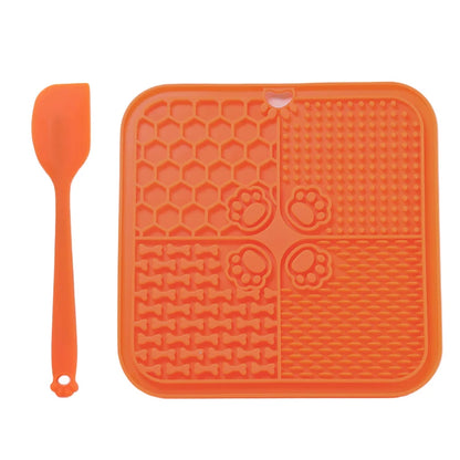 AUSLITH LickEase Silicone Slow Feeder Lick Mat for Dogs & Cats