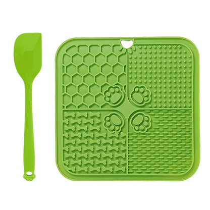 AUSLITH LickEase Silicone Slow Feeder Lick Mat for Dogs & Cats