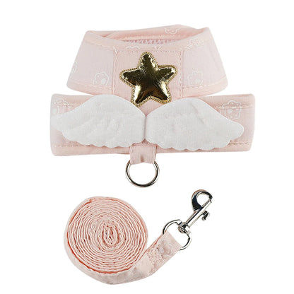 AUSLITH AngelWalk Escape-Proof Cat Harness & Leash Set, Soft Mesh