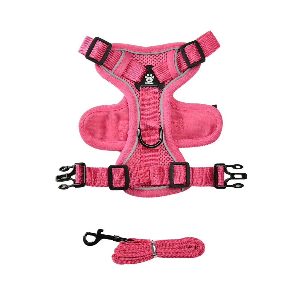 AUSLITH SafeWalk – Reflective Adjustable Cat Harness & Leash Set