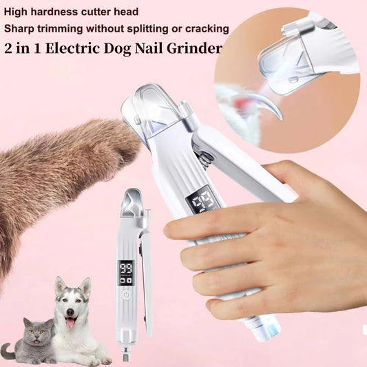 AUSLITH PawTrim 2 in 1 Electric Pet Nail Trimmer & Grinder