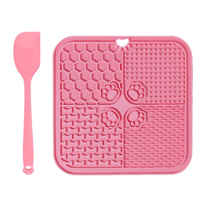AUSLITH LickEase Silicone Slow Feeder Lick Mat for Dogs & Cats