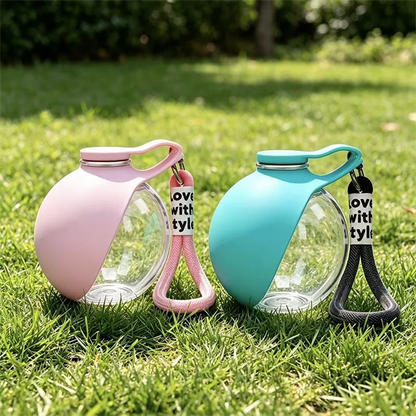 AUSLITH TrekSip  Portable Leak Proof Pet Water Bottle with Bowl