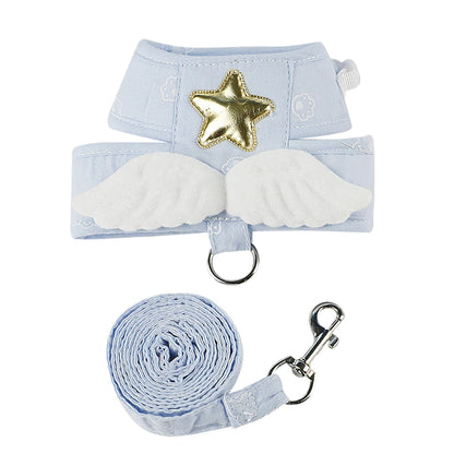 AUSLITH AngelWalk Escape-Proof Cat Harness & Leash Set, Soft Mesh