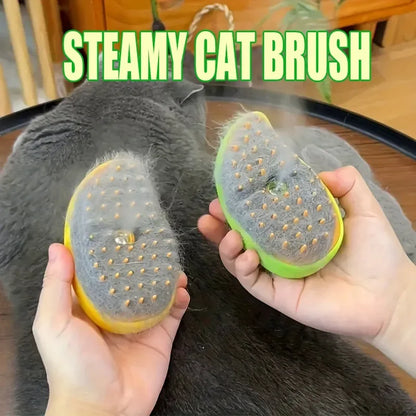 AUSLITH SteamGroom – 3-in-1 De-Shedding Brush for Cats & Dogs