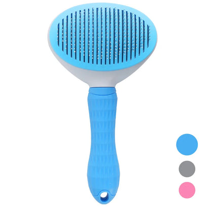 AUSLITH FurGlide  Self-Cleaning Slicker Brush for Cats & Dogs