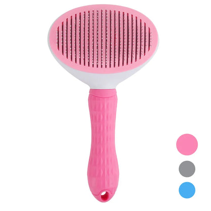 AUSLITH FurGlide  Self-Cleaning Slicker Brush for Cats & Dogs