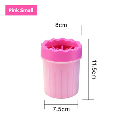 AUSLITH CleanPaw Muddy Paw Cleaner Cup with Silicone Brush