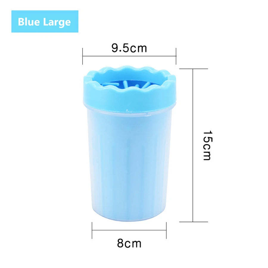 AUSLITH CleanPaw Muddy Paw Cleaner Cup with Silicone Brush
