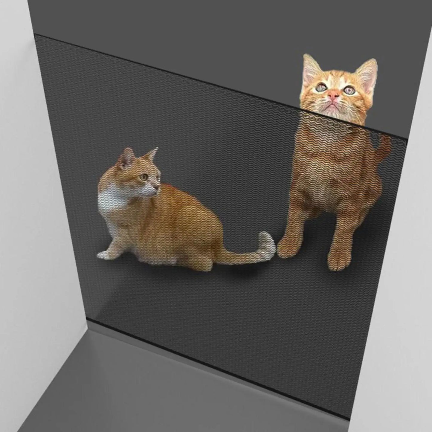 AUSLITH FlexiGate  No-Drill Retractable Dog & Cat Gate, Mesh Fence