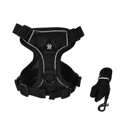 AUSLITH SafeWalk – Reflective Adjustable Cat Harness & Leash Set