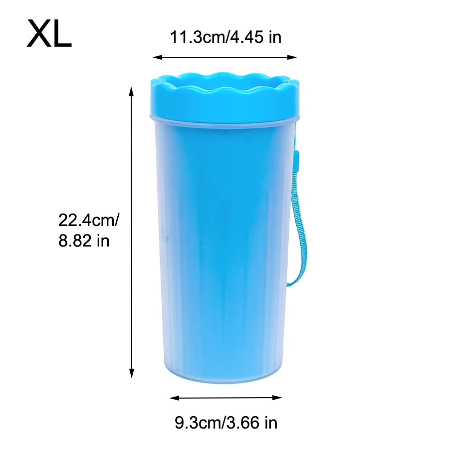 AUSLITH CleanPaw Muddy Paw Cleaner Cup with Silicone Brush