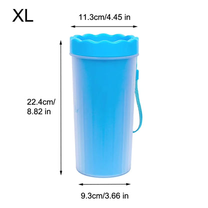 AUSLITH CleanPaw Muddy Paw Cleaner Cup with Silicone Brush