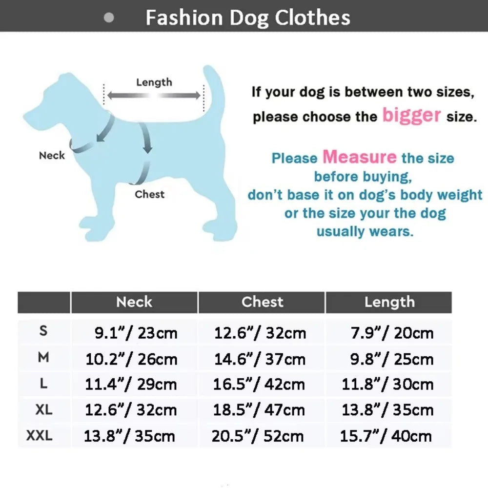 AUSLITH BearHug Fleece Dog Jumpsuit, Warm Winter Coat for Small Dogs
