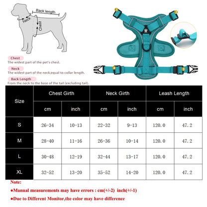 AUSLITH SafeWalk – Reflective Adjustable Cat Harness & Leash Set