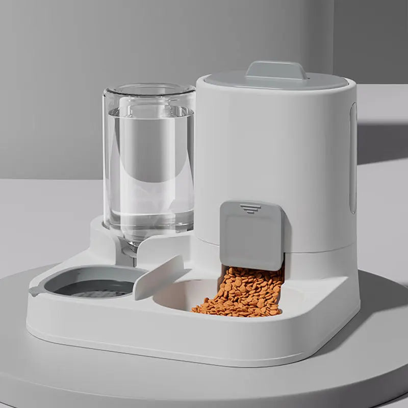 AUSLITH AquaFeed Automatic Gravity Cat Water & Food Dispenser