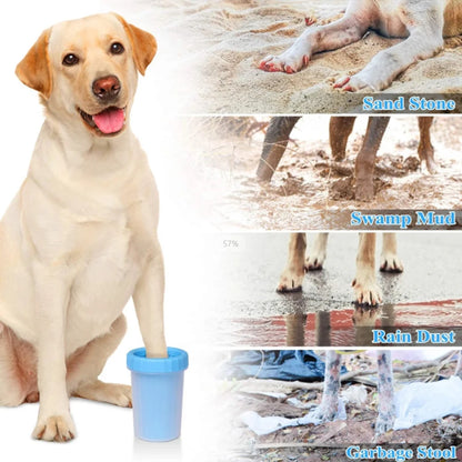 AUSLITH CleanPaw Muddy Paw Cleaner Cup with Silicone Brush