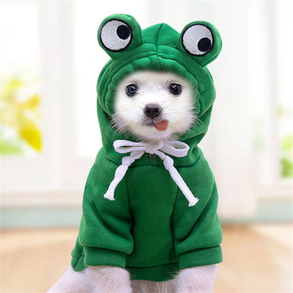 AUSLITH PupHood Warm Dog Hoodie for Small Dogs & Puppies