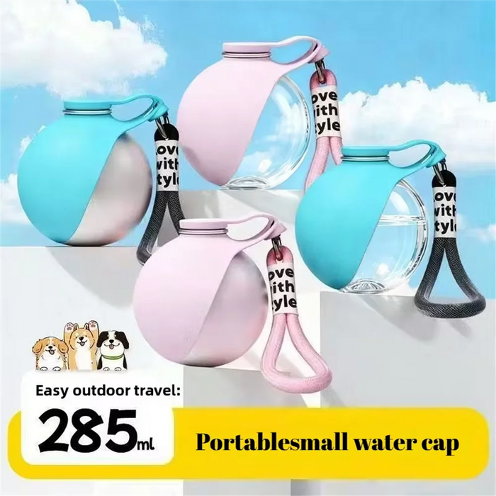 AUSLITH TrekSip  Portable Leak Proof Pet Water Bottle with Bowl
