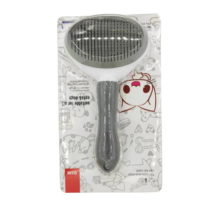 AUSLITH FurGlide  Self-Cleaning Slicker Brush for Cats & Dogs