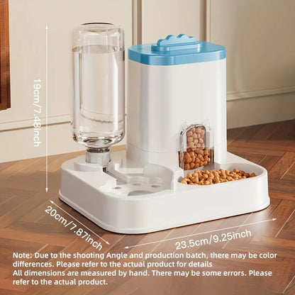 AUSLITH AquaFeed Automatic Gravity Cat Water & Food Dispenser