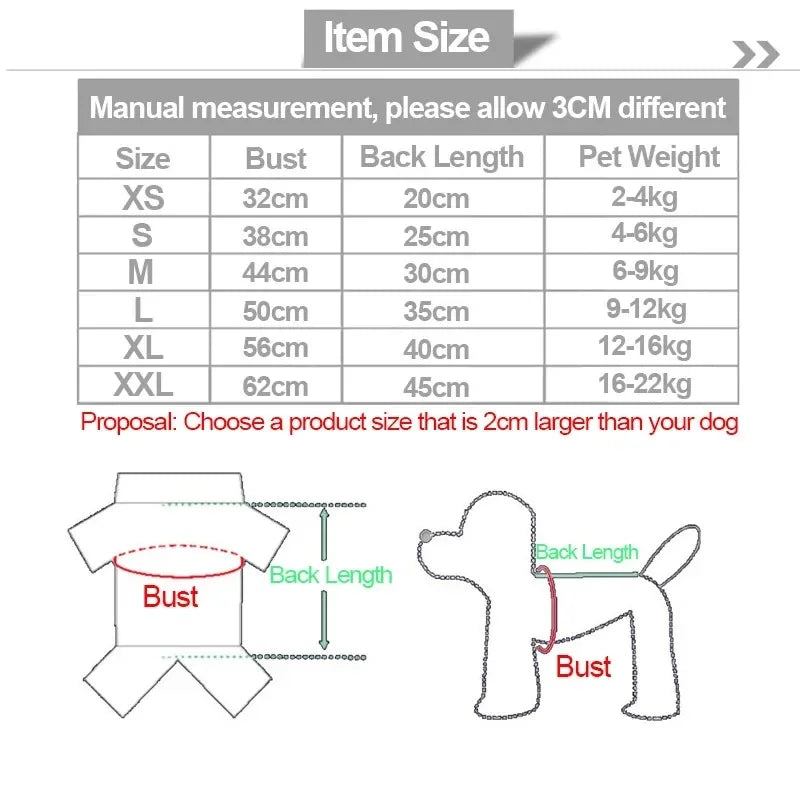 AUSLITH PupHood Warm Dog Hoodie for Small Dogs & Puppies