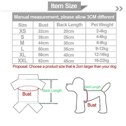 AUSLITH PupHood Warm Dog Hoodie for Small Dogs & Puppies