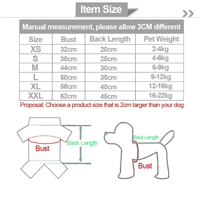 AUSLITH PupHood Warm Dog Hoodie for Small Dogs & Puppies