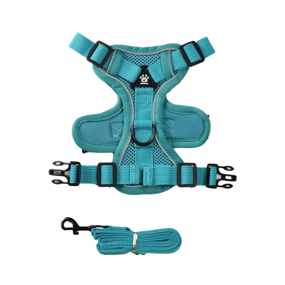 AUSLITH SafeWalk – Reflective Adjustable Cat Harness & Leash Set