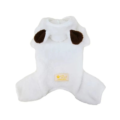 AUSLITH BearHug Fleece Dog Jumpsuit, Warm Winter Coat for Small Dogs