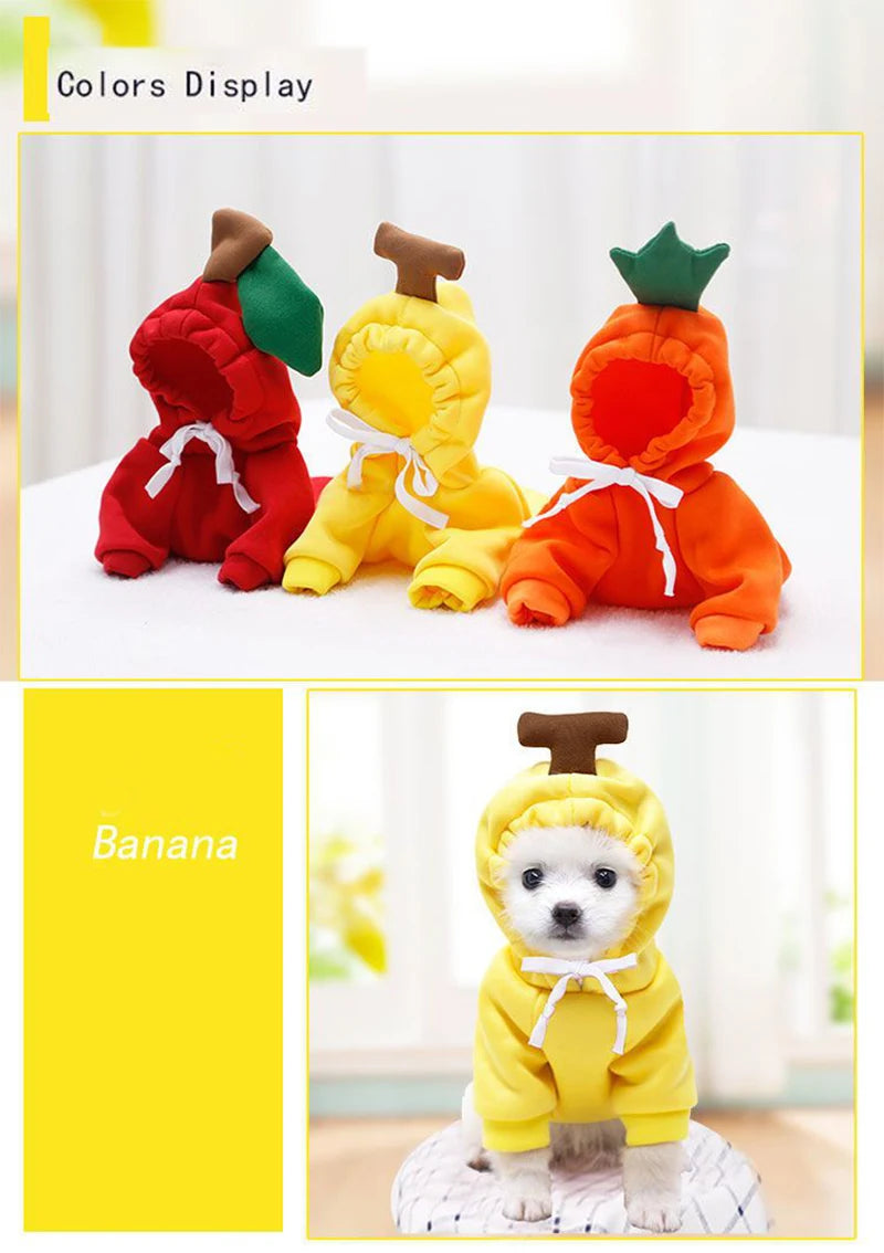 AUSLITH PupHood Warm Dog Hoodie for Small Dogs & Puppies