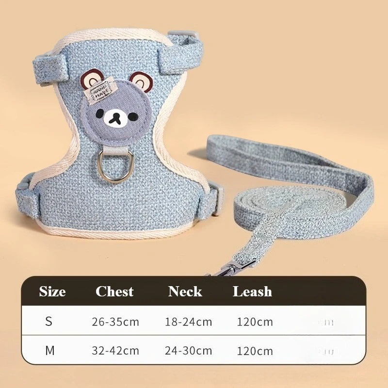AUSLITH VestWalk – Adjustable Cat Harness & Leash Set, Breathable