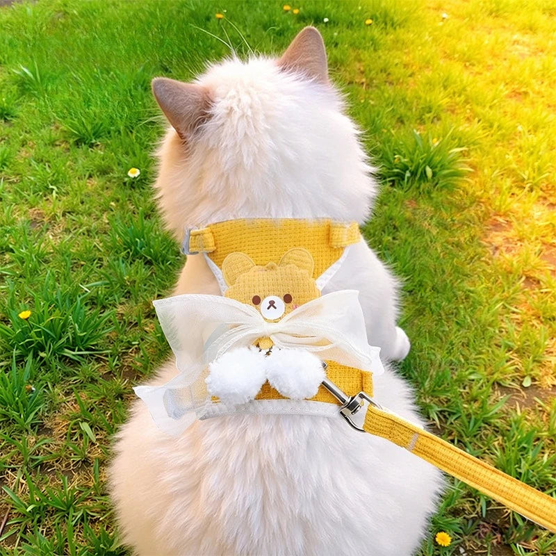 AUSLITH VestWalk – Adjustable Cat Harness & Leash Set, Breathable