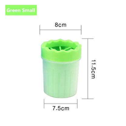 AUSLITH CleanPaw Muddy Paw Cleaner Cup with Silicone Brush