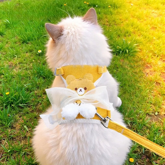 AUSLITH VestWalk – Adjustable Cat Harness & Leash Set, Breathable