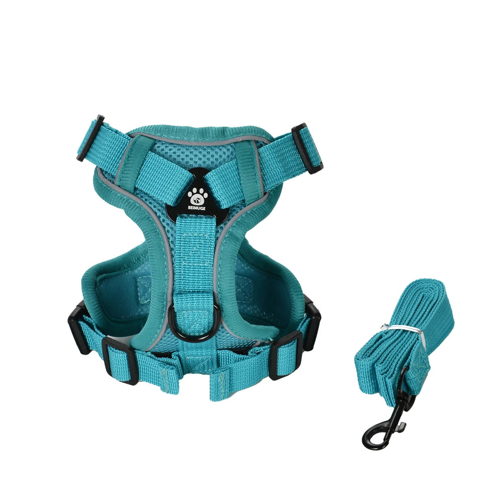 AUSLITH SafeWalk – Reflective Adjustable Cat Harness & Leash Set