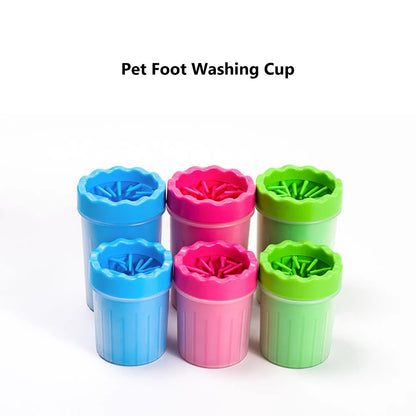 AUSLITH CleanPaw Muddy Paw Cleaner Cup with Silicone Brush