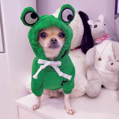 AUSLITH PupHood Warm Dog Hoodie for Small Dogs & Puppies