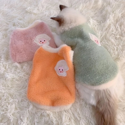 AUSLITH KnitPurr  Warm Winter Cat Sweater for Kittens & Small Cats